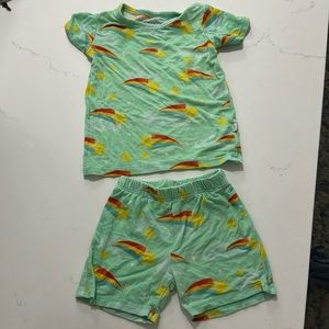 Posh Peanut short sleeve pajama set 6-12m
